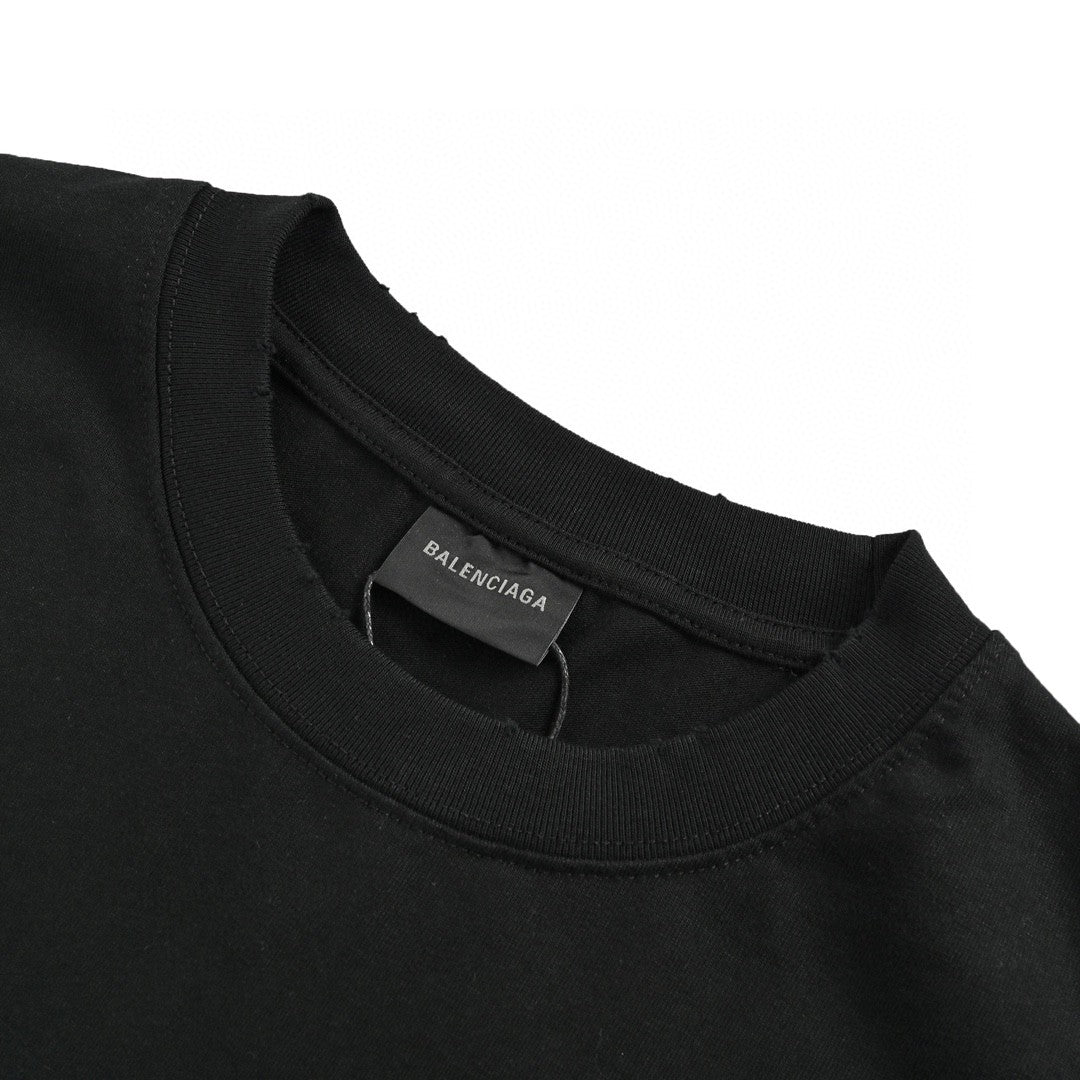 BALENCIAGA POLITICAL CAMPAIGN T-SHIRT BLACK - Phantom Kicks