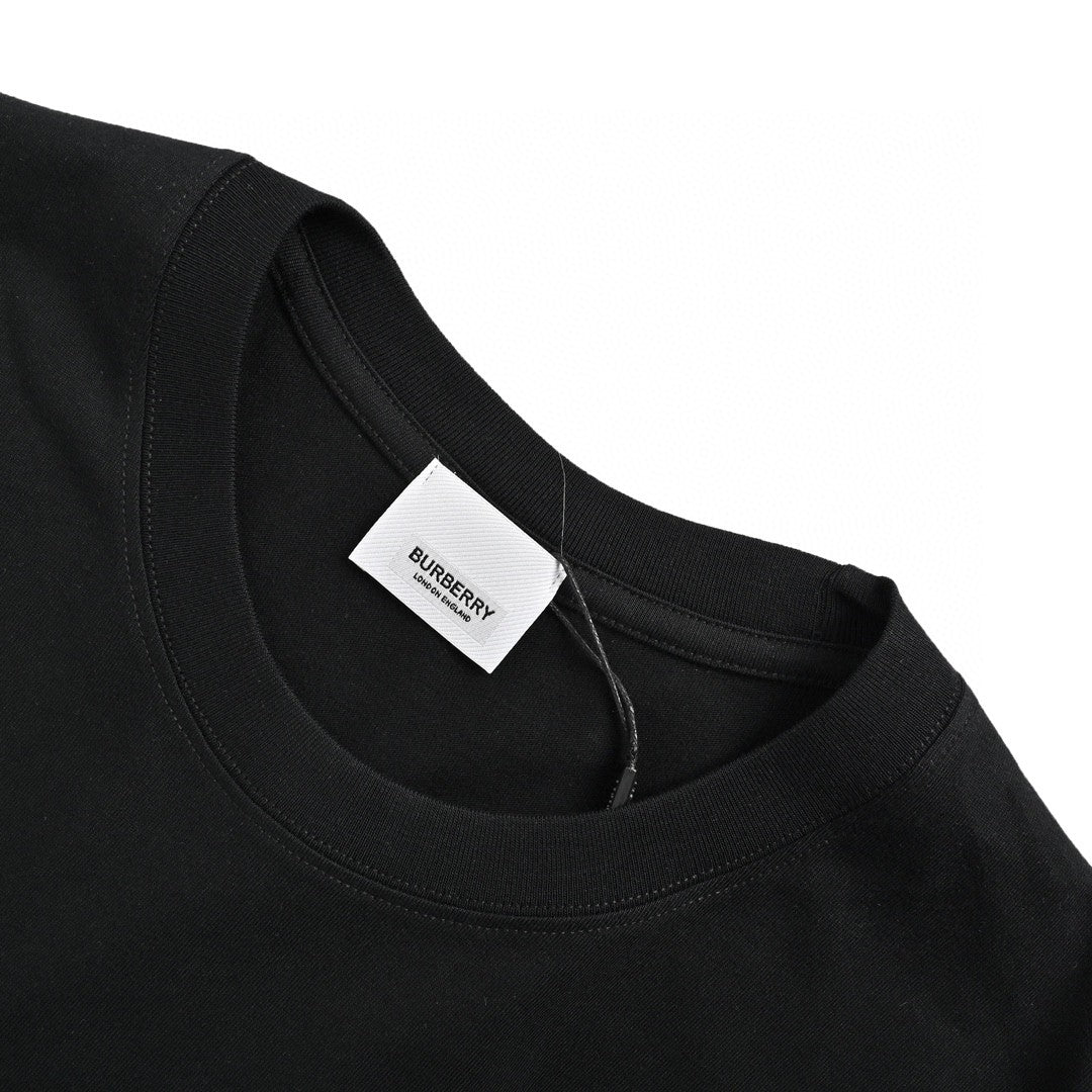 Burberry Equestrian Logo Black T-Shirt - Phantom Kicks