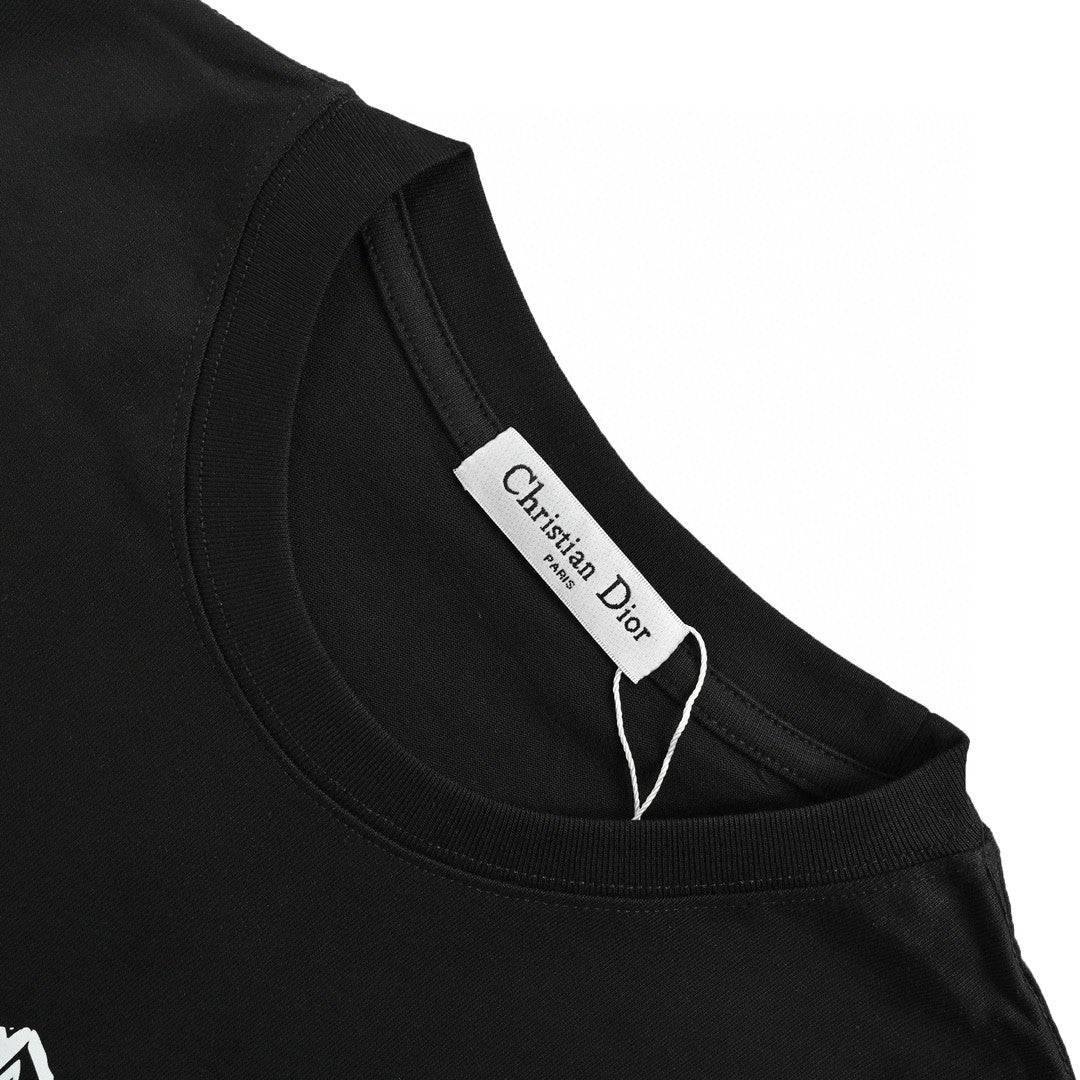 Dior Black T-Shirt with Bold Logo - Phantom Kicks