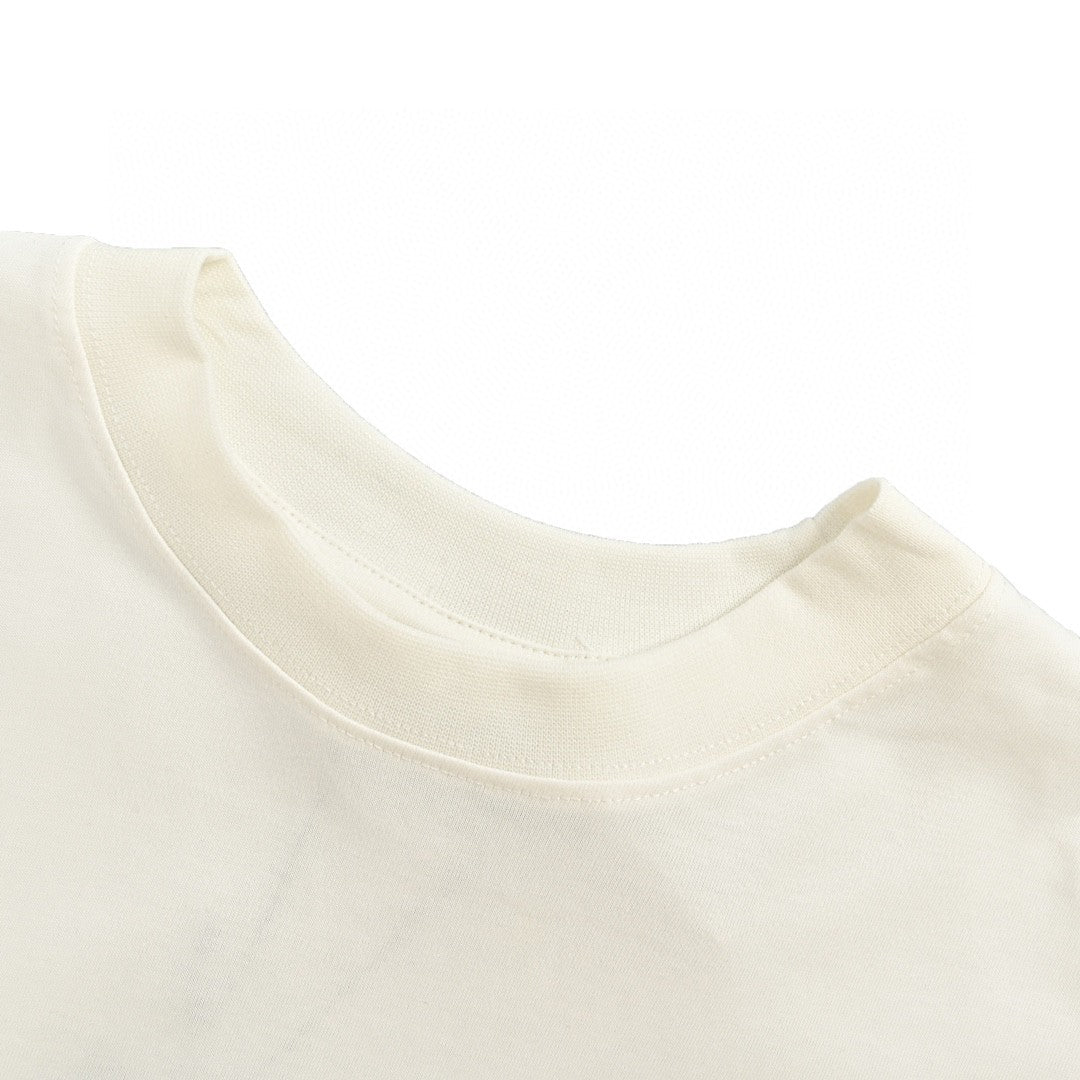 Balenciaga Blue Logo T-Shirt (White) - Phantom Kicks