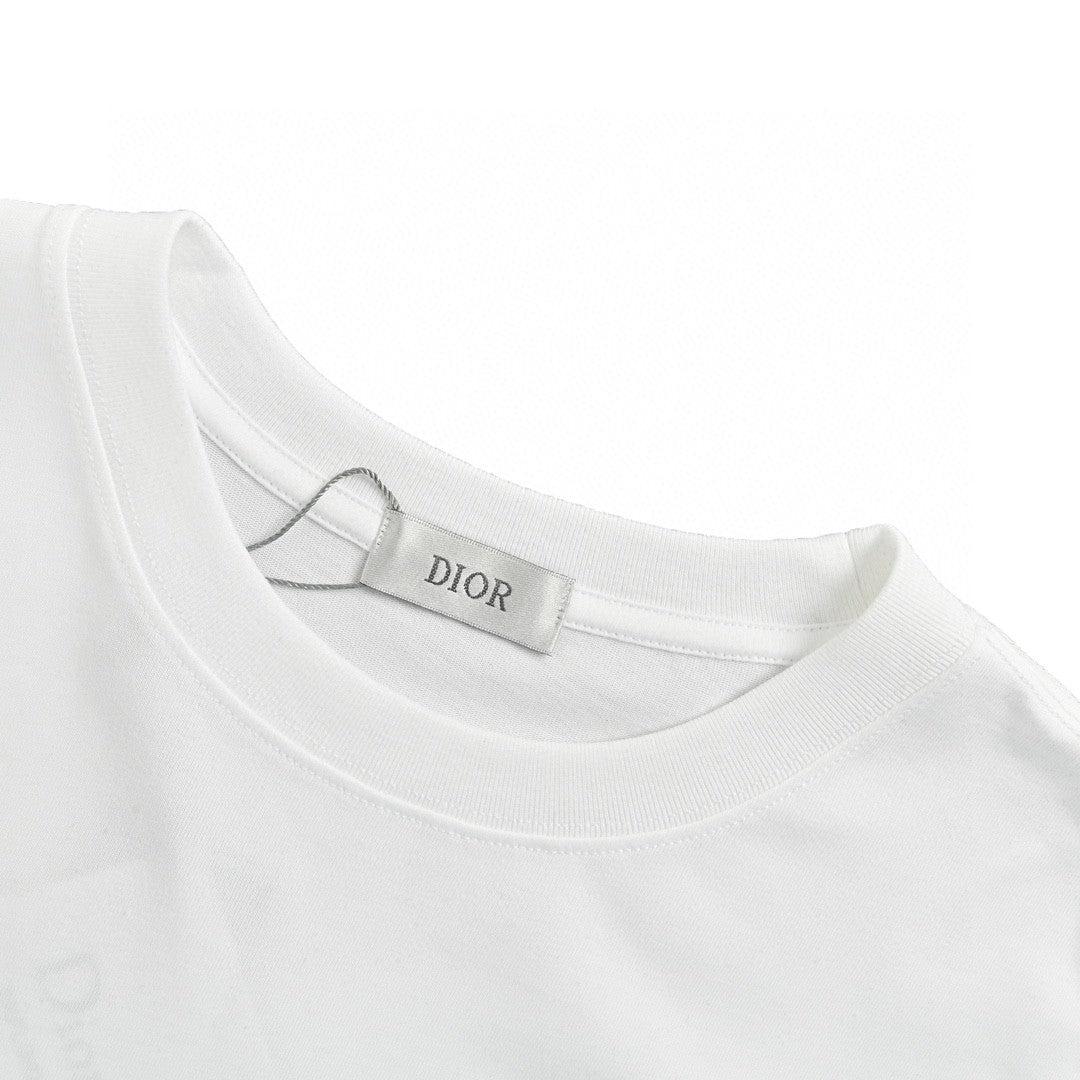 Dior Dripping Logo T-Shirt (White) - Phantom Kicks