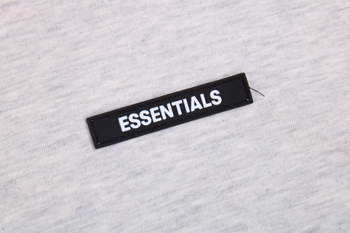 Fear of God Essentials Logo T-Shirt - Heather Grey - Phantom Kicks