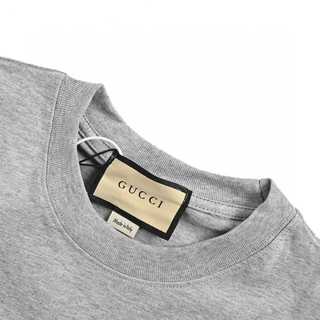 Gucci Cartoon Graphic T-Shirt (Grey) - Phantom Kicks