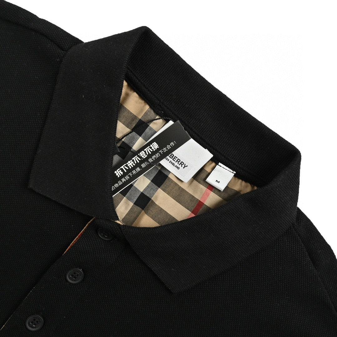 Burberry Monogram Logo Black Polo Shirt - Phantom Kicks