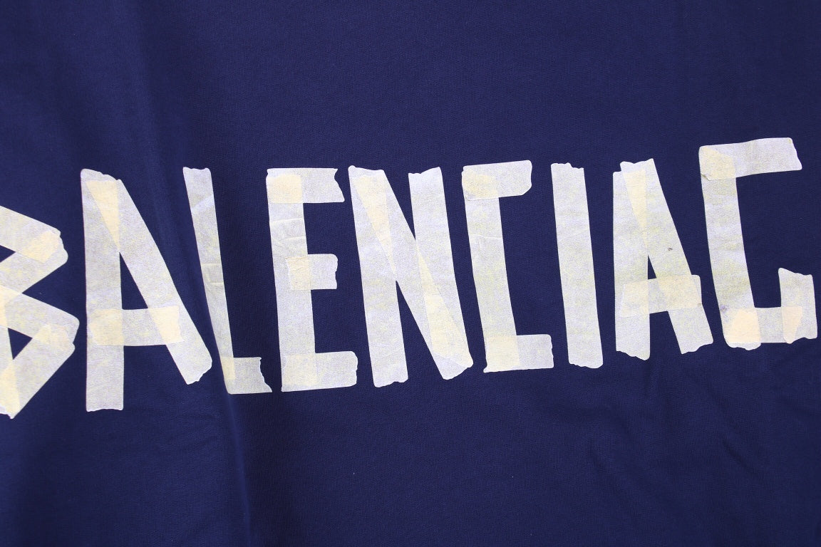 Balenciaga Navy Blue Crewneck - Phantom Kicks