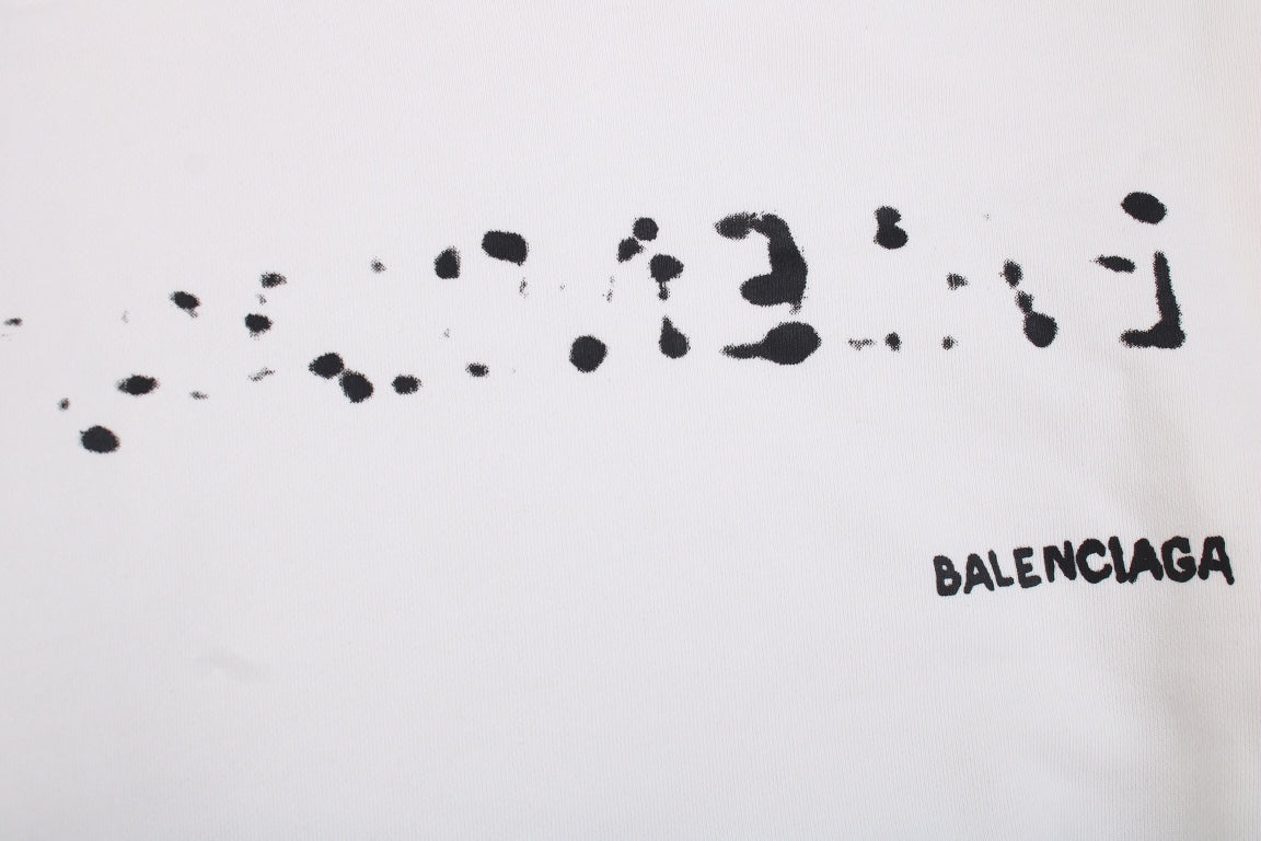 Balenciaga White Logo Hoodie - Phantom Kicks