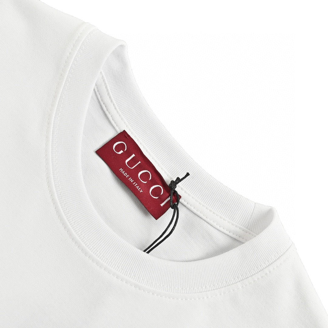 Gucci White T-Shirt with Firenze 1921 Logo - Phantom Kicks