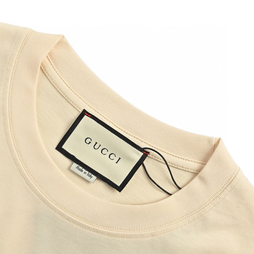 Gucci Dragon Graphic T-Shirt (Beige) - Phantom Kicks