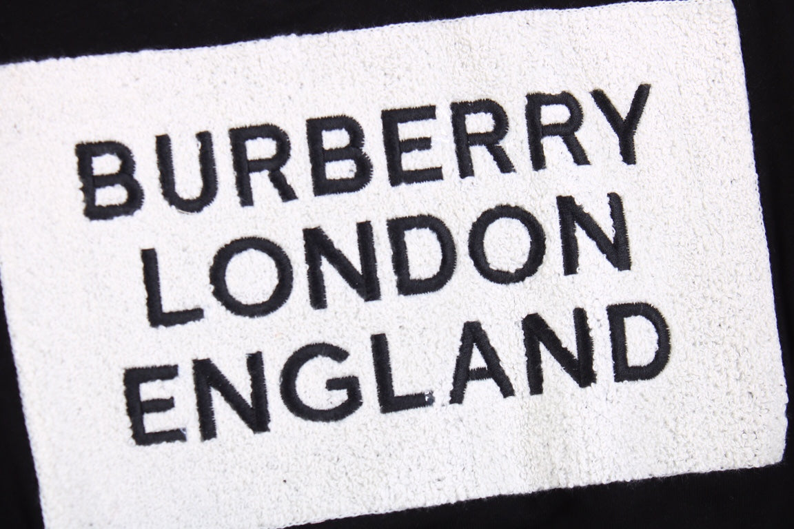 Burberry Black Hoodie with Logo - Phantom Kicks