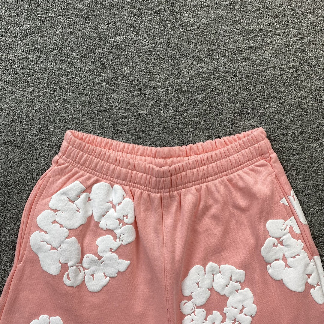 DENIM TEARS COTTON WREATH SHORTS PEACH - Phantom Kicks
