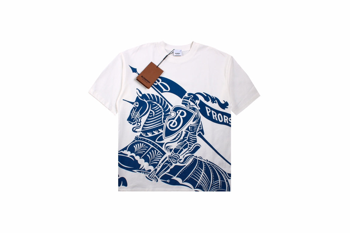 Burberry Knight Print T-Shirt - White - Phantom Kicks