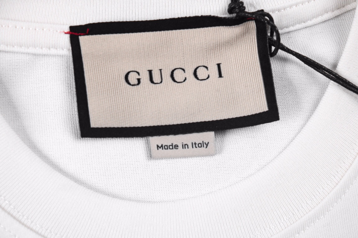 Gucci Rainbow Lightning T-Shirt (White) - Phantom Kicks