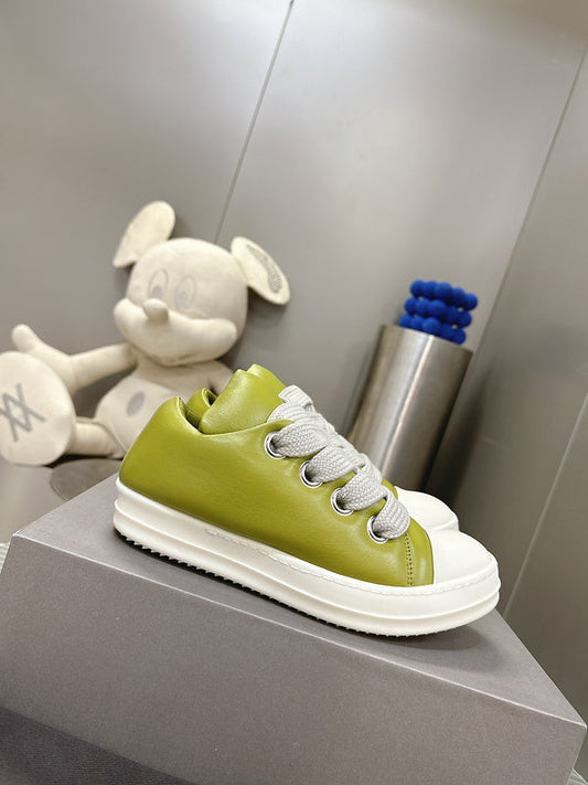 Rick Owens Low Top Ramones in Pistachio - Phantom Kicks