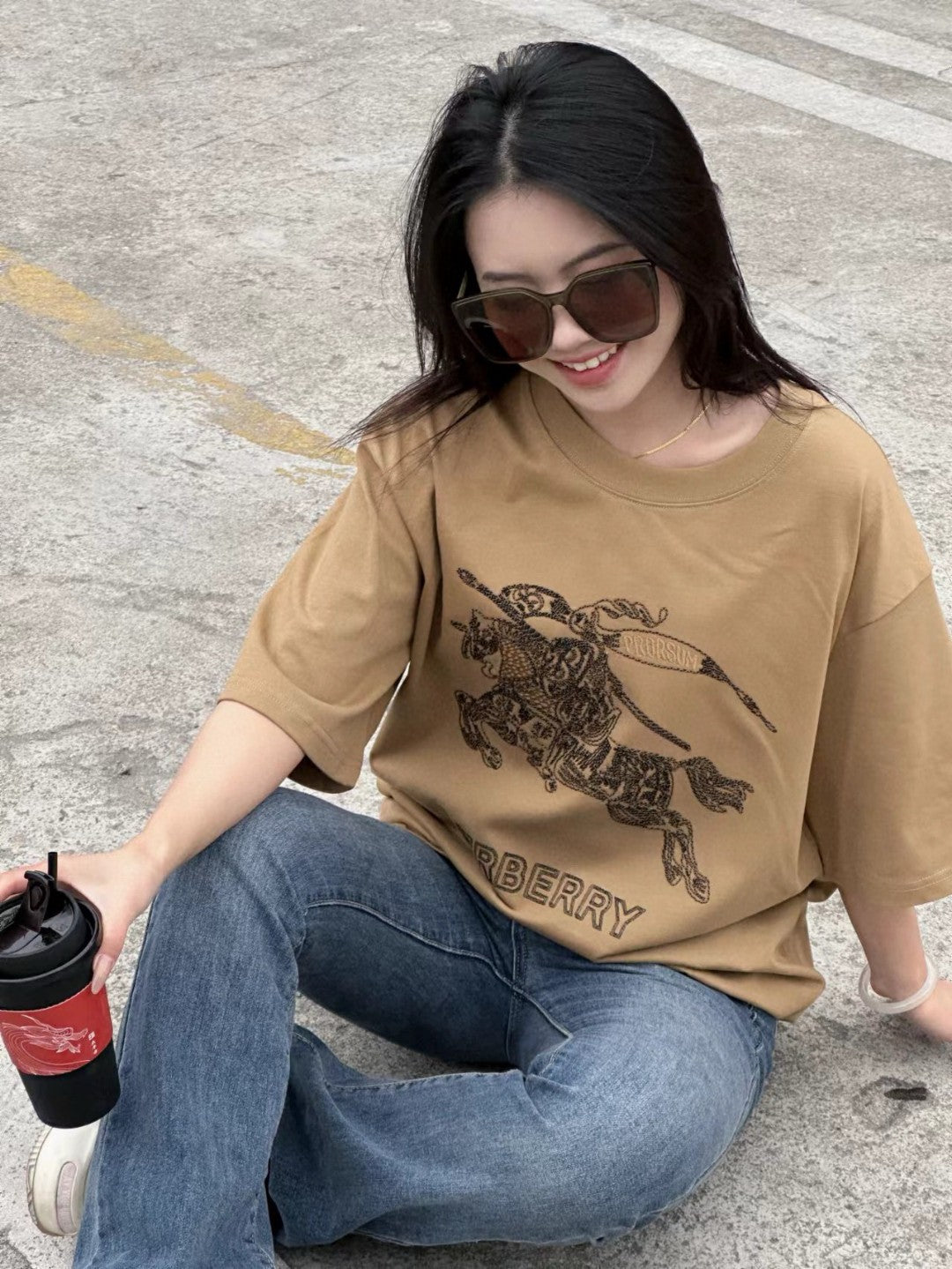 Burberry T-Shirt - Knight Graphic - Phantom Kicks