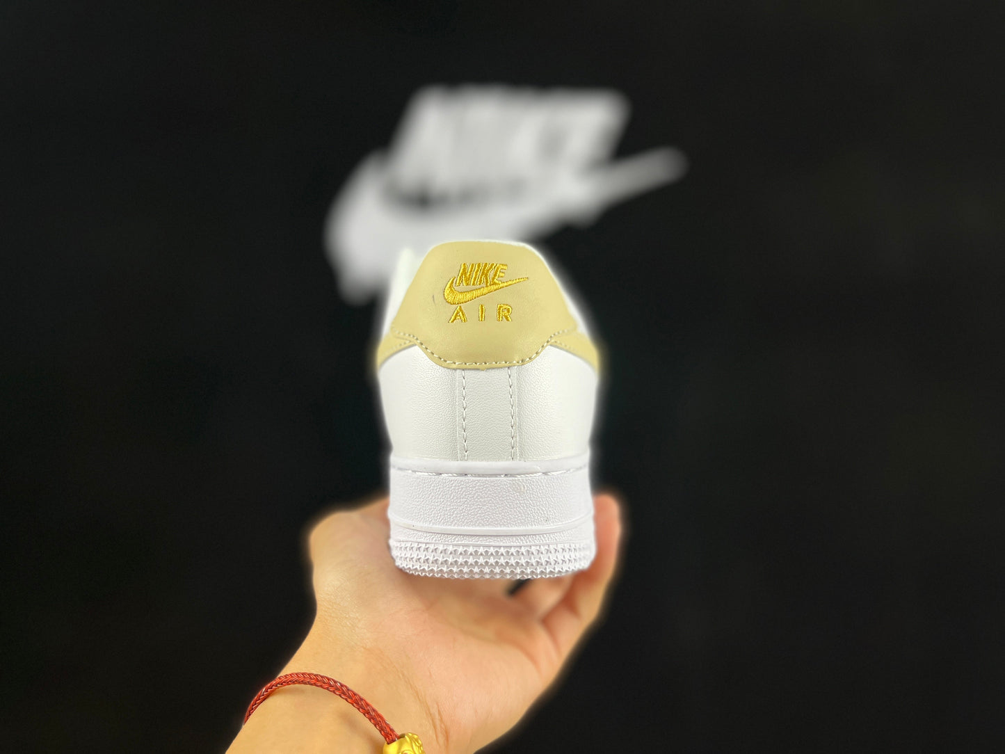 NIKE AIR FORCE 1 "Mini Swoosh White/Yellow" - Phantom Kicks