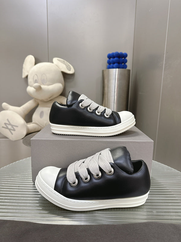 Rick Owens Black Low-Top Sneakers - Phantom Kicks