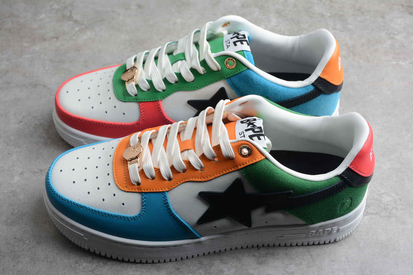 BAPE STA Multi-Color Edition Sneakers - Phantom Kicks