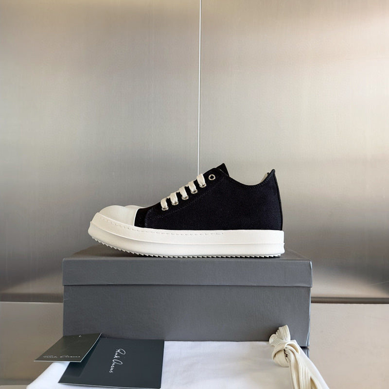 Rick Owens Black Low-Top Sneakers - Phantom Kicks