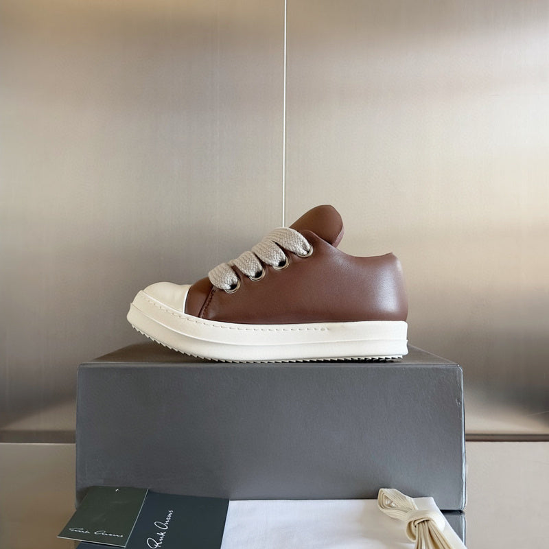 Rick Owens Brown Low-Top Sneakers - Phantom Kicks