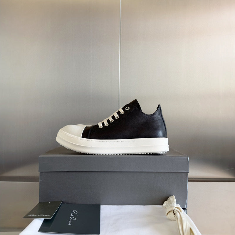 Rick Owens Black Low-Top Sneakers - Phantom Kicks