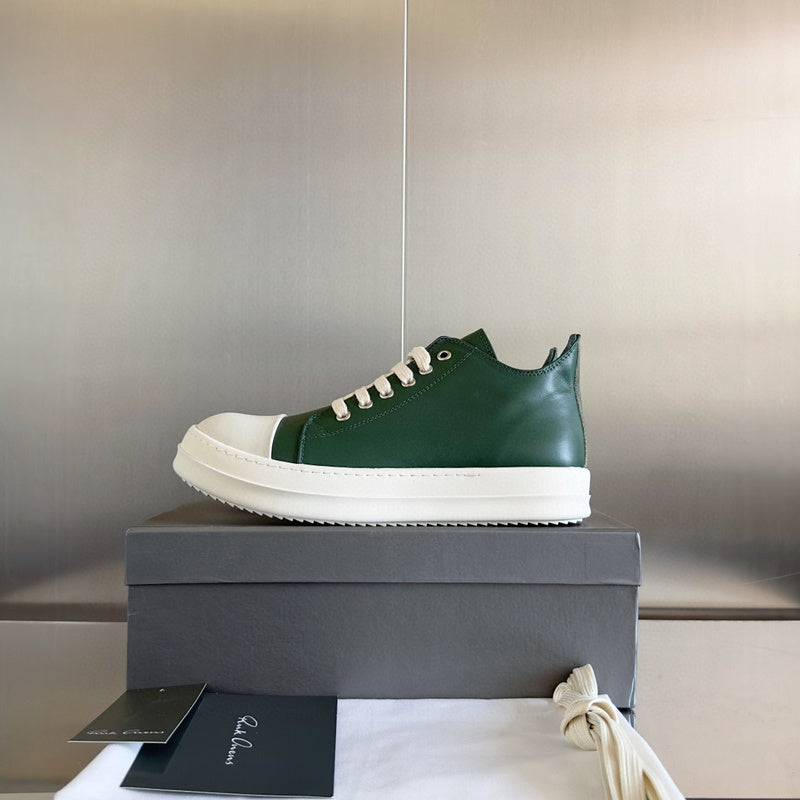 Rick Owens dark green Low-Top Sneakers - Phantom Kicks