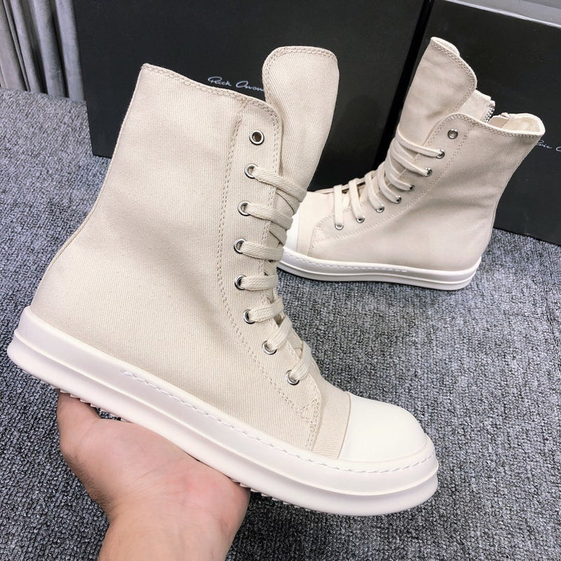 High-Top Canvas Sneakers - Phantom Kicks