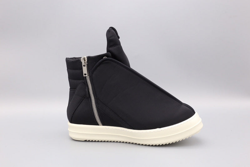 Rick Owens Black Wrap-Around High-Top Sneakers - Phantom Kicks