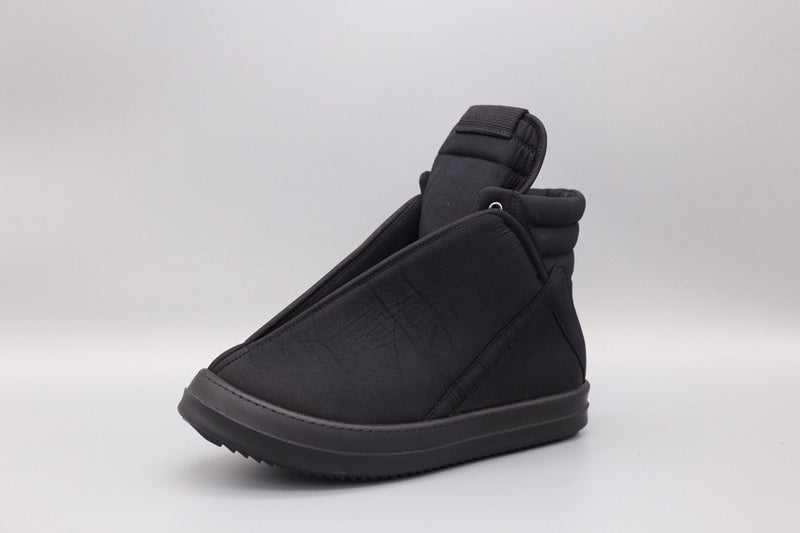 Rick Owens Black High-Top Wrap Sneakers - Phantom Kicks