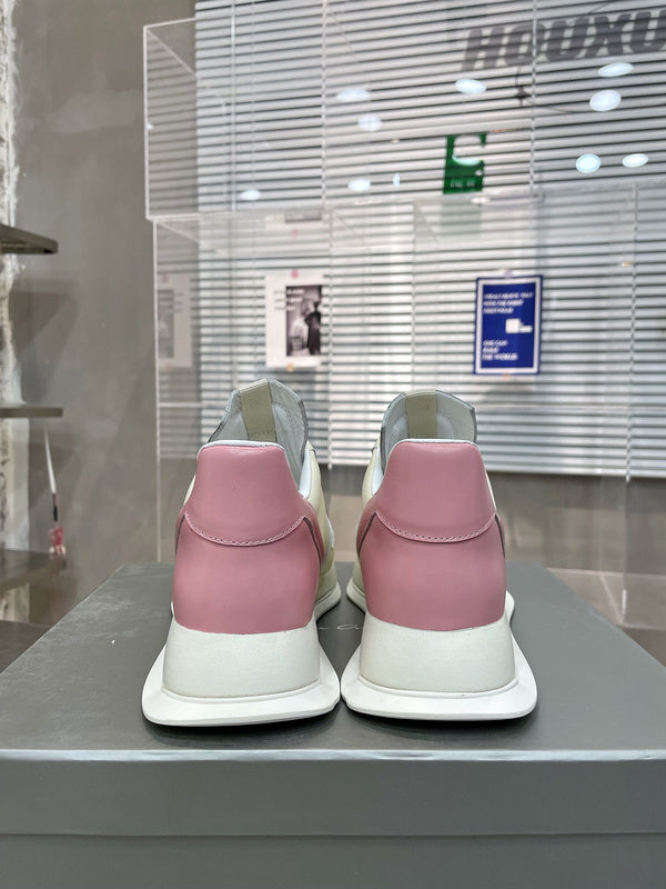 Two-Tone Pink Accent Sneakers - Phantom Kicks