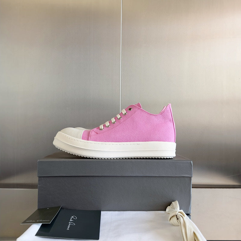 Rick Owens Pink Low-Top Sneakers - Phantom Kicks