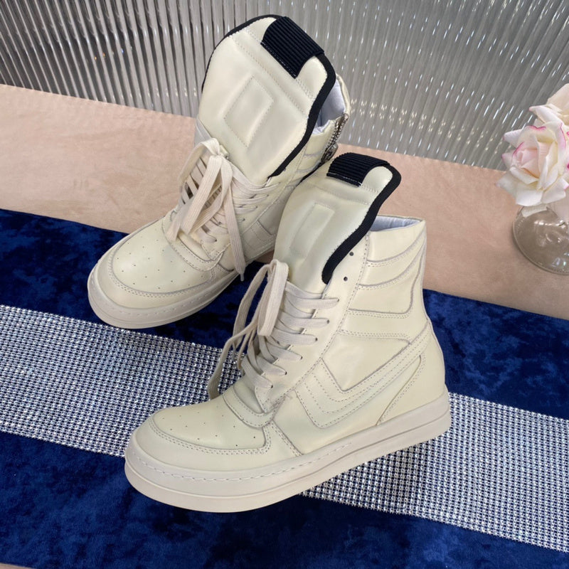Rick Owens Geobasket Sneakers - Cream - Phantom Kicks