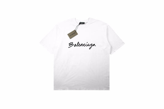 Balenciaga T-shirt with Script Logo - Phantom Kicks