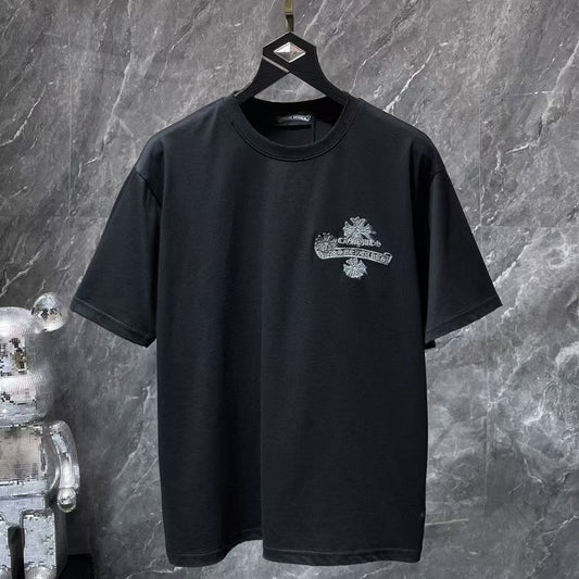 Chrome Hearts Classic Crewneck T-Shirt in Black/White
