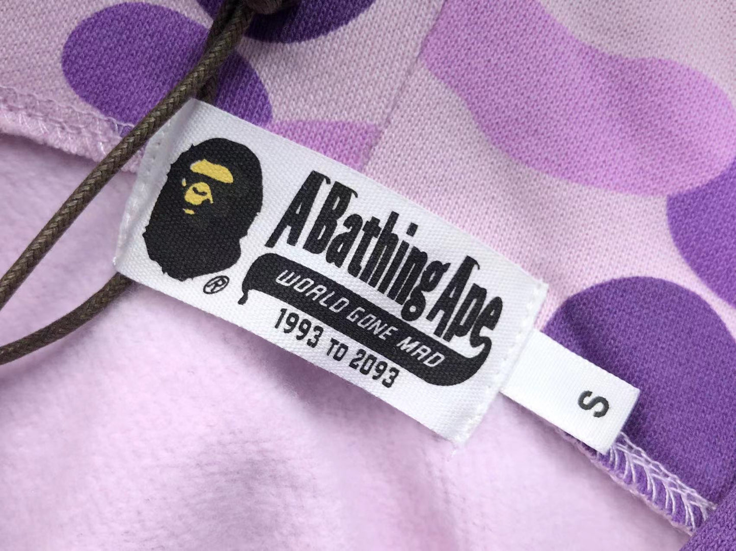 BAPE COLOR CAMO FULL ZIP HOODIE PURPLE - Phantom Kicks