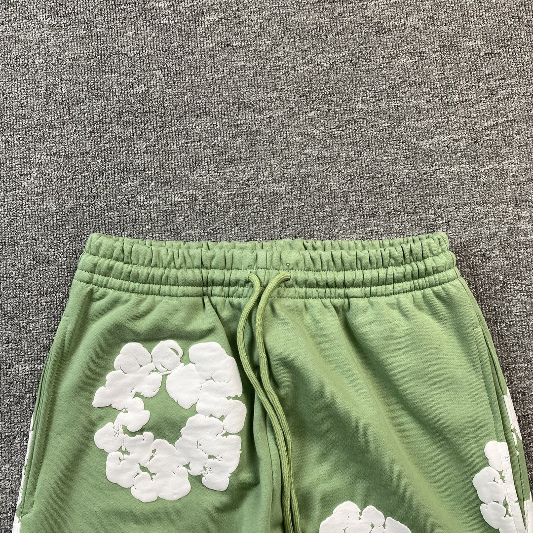 DENIM TEARS COTTON WREATH SWEATPANTS LIGHT GREEN - Phantom Kicks