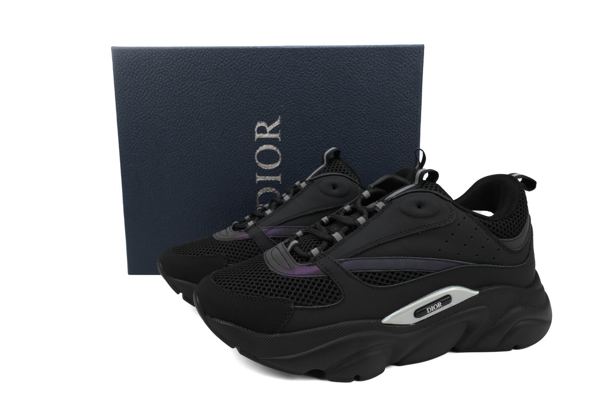 DIOR B22 REFLECTIVE BLACK - Phantom Kicks