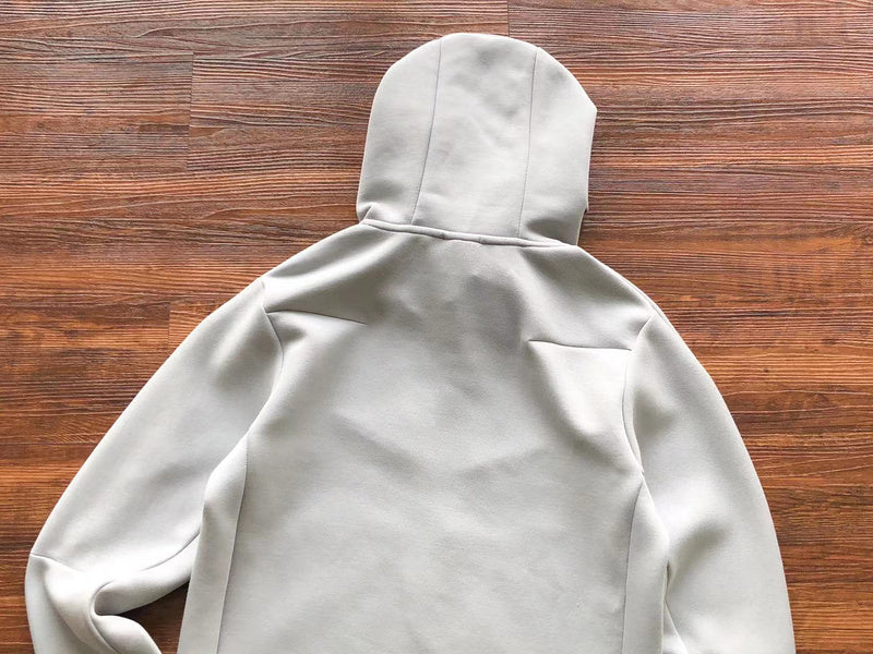 NIKE TECH FLEECE HOODIE x GREY/BLACK/GREEN - Phantom Kicks