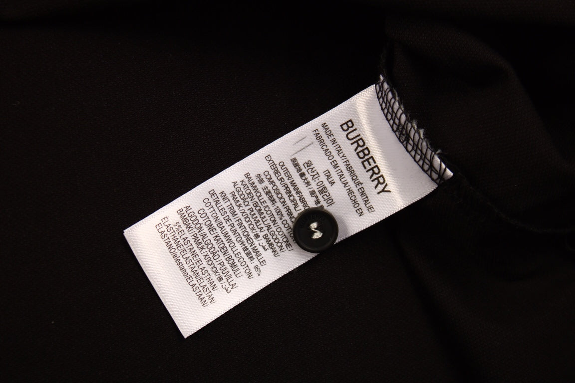 Burberry Embroidered Knight Polo - Black - Phantom Kicks