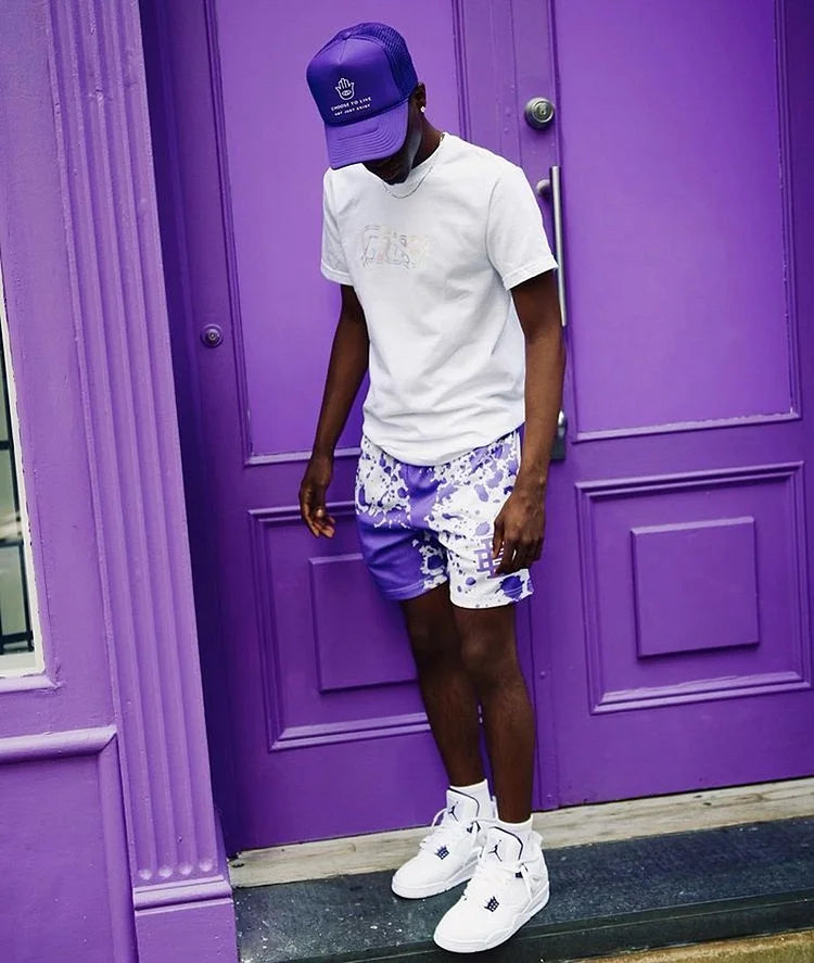 EE Beach Sports Shorts Purple - Phantom Kicks