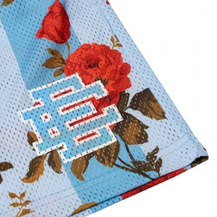 EE Mesh Short Red Rose-Blue - Phantom Kicks