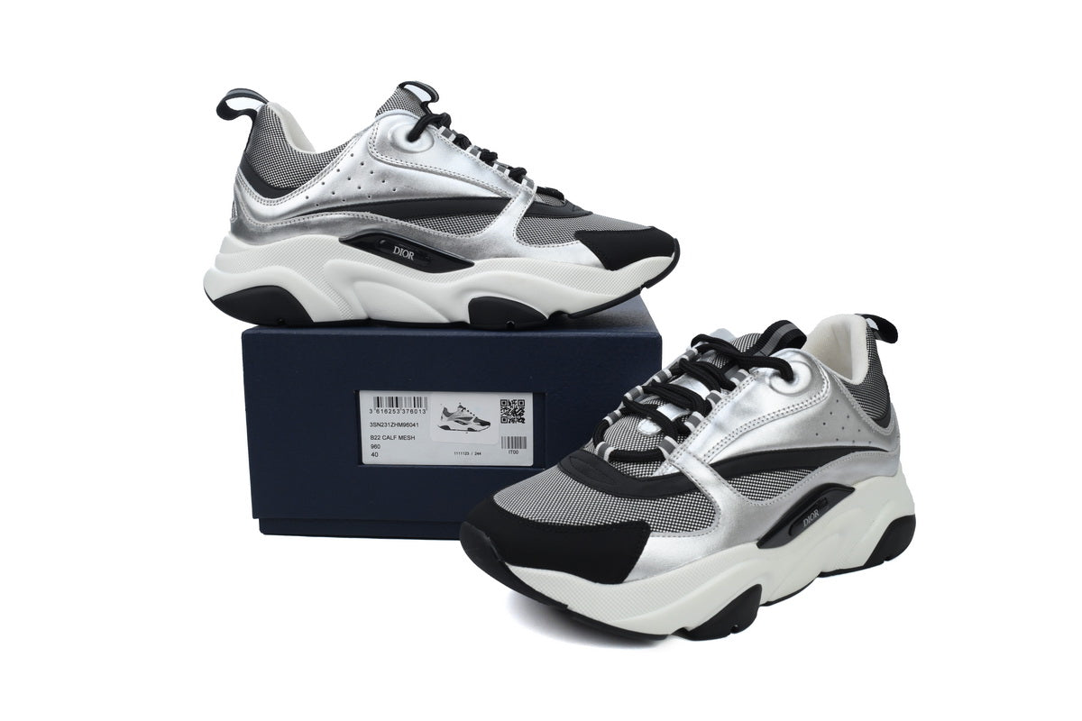 DIOR B22 SILVER BLACK - Phantom Kicks