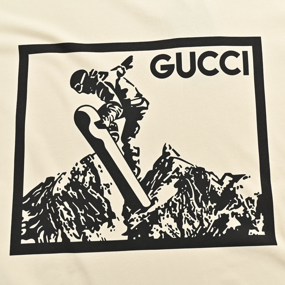 Gucci Snowboarder Graphic T-Shirt - Phantom Kicks
