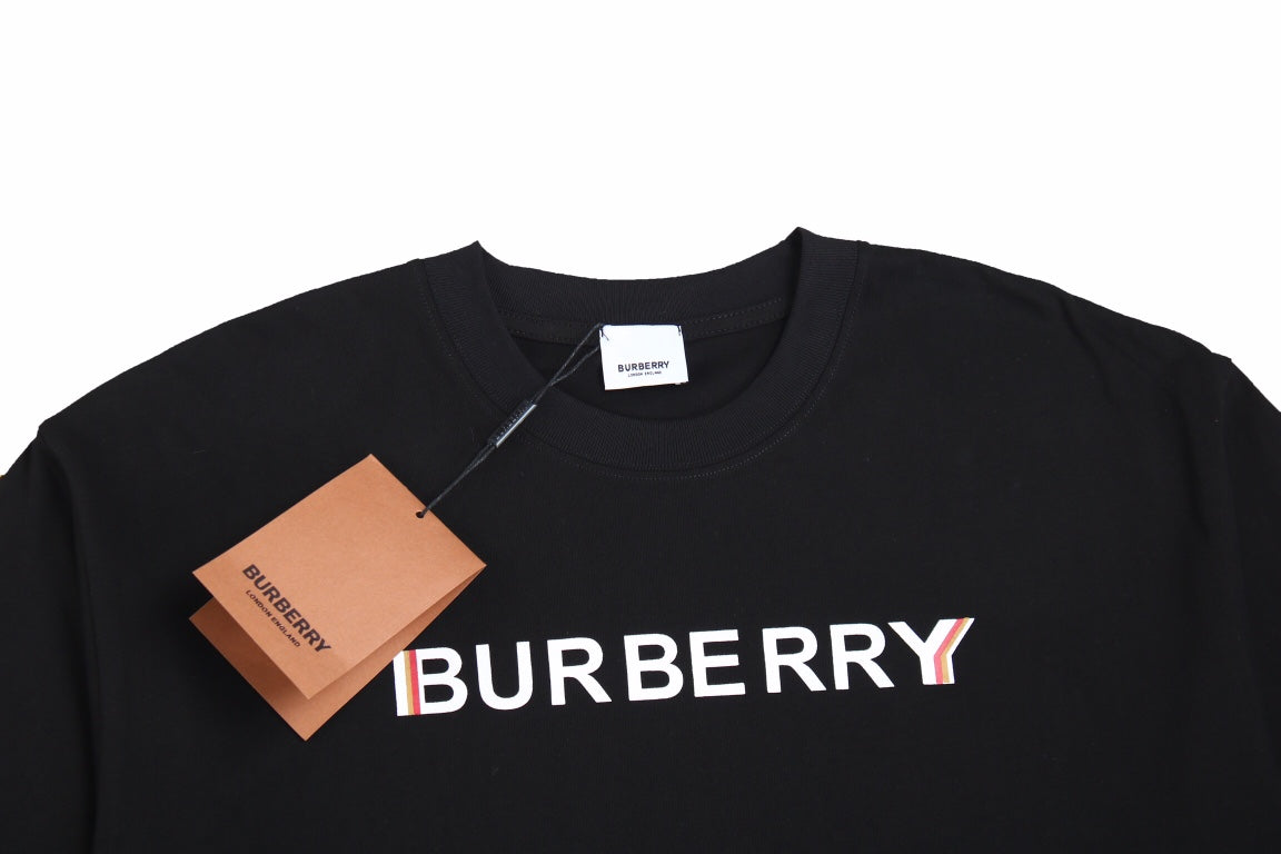 Burberry Logo T-Shirt - Black - Phantom Kicks