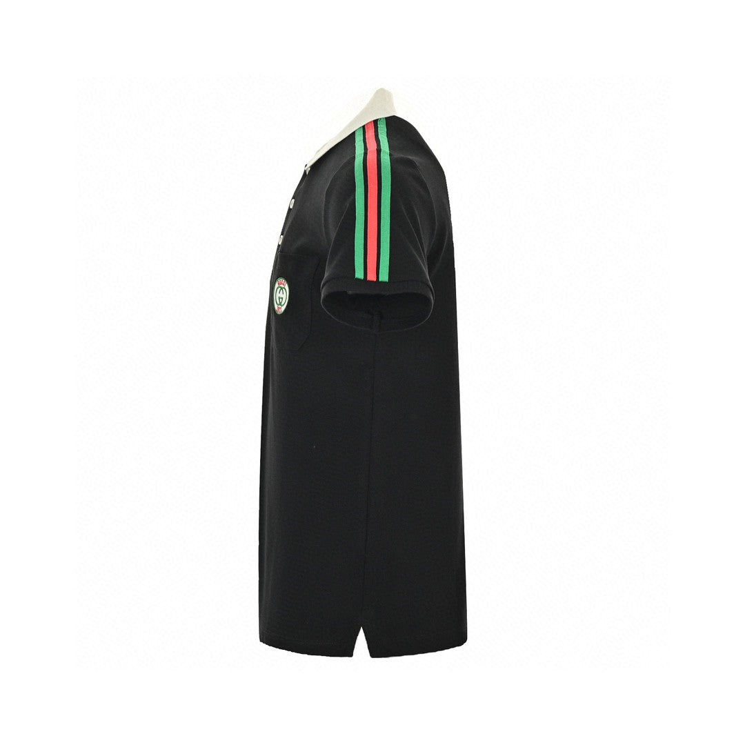 Gucci Stripe Sleeve Polo Shirt - Phantom Kicks