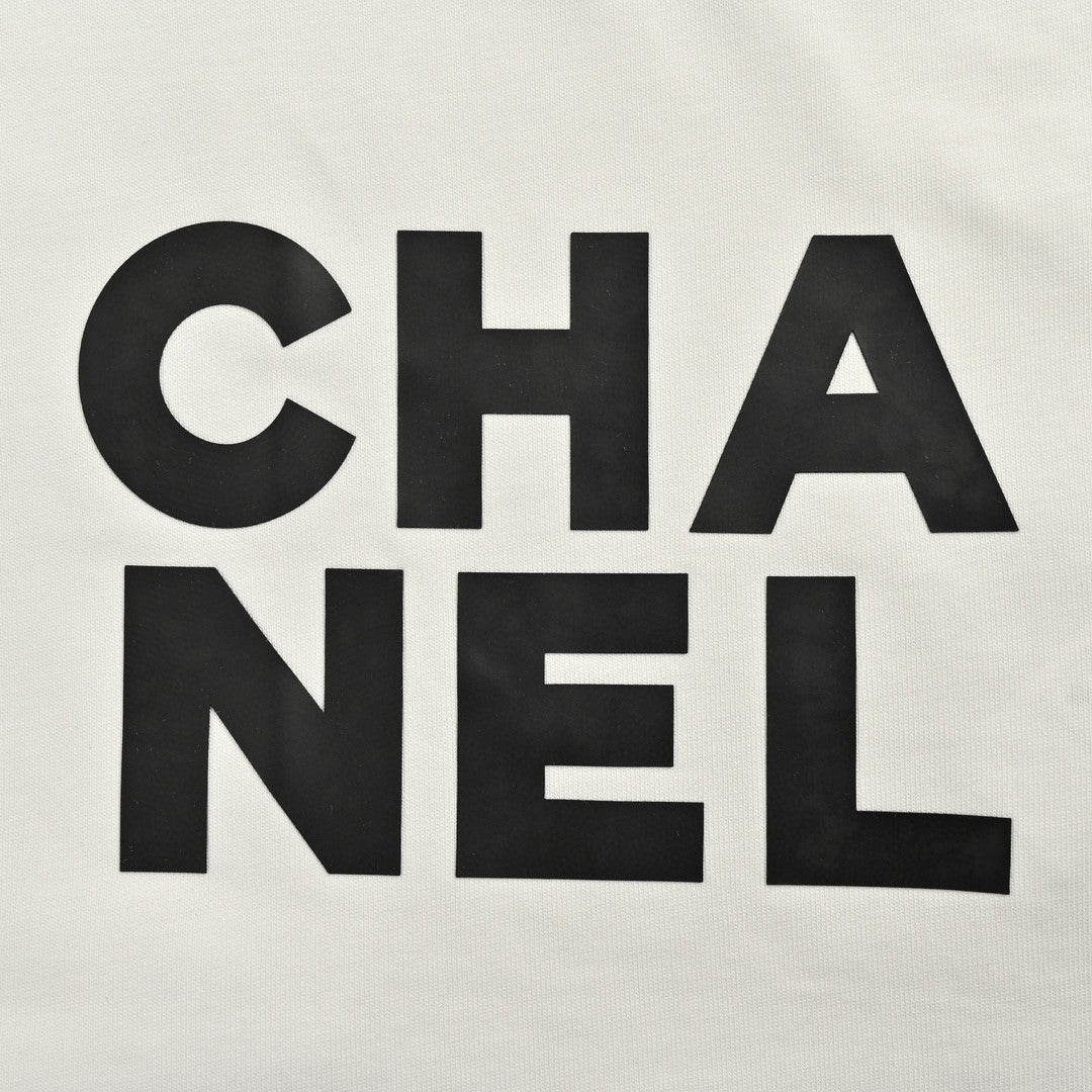 Chanel Double C Logo T-Shirt (White) - Phantom Kicks