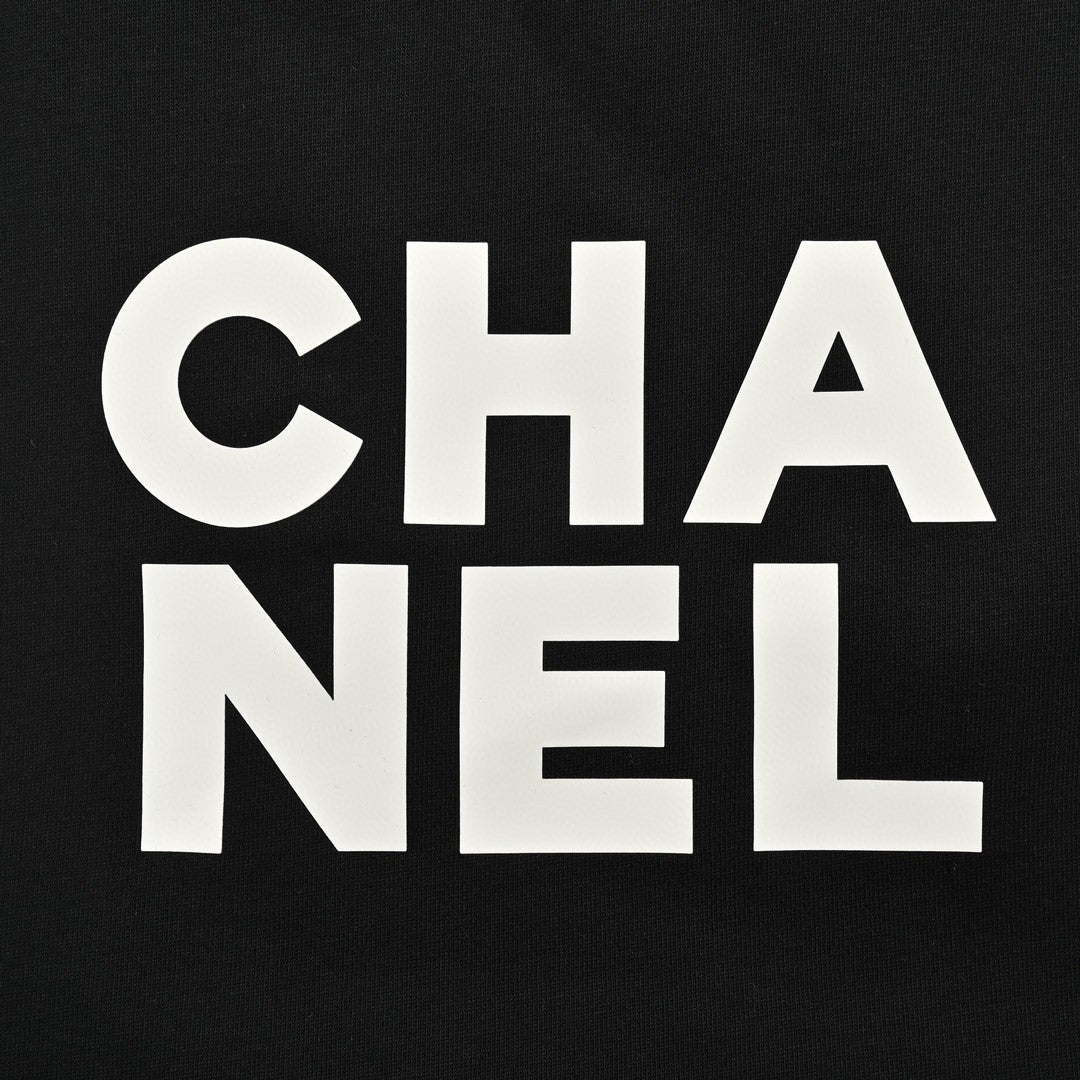Chanel Double C Logo T-Shirt (Black) - Phantom Kicks