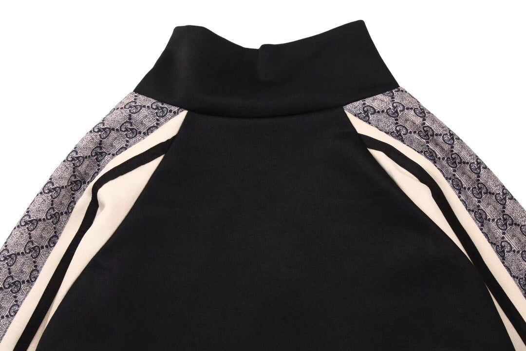 Gucci GG Supreme Stripe Track Jacket - Black - Phantom Kicks