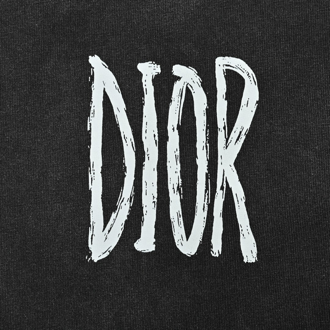 Dior Logo T-Shirt (Black) - Phantom Kicks