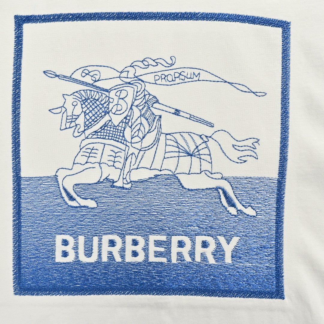 Burberry Knight Logo T-Shirt (White) - Phantom Kicks