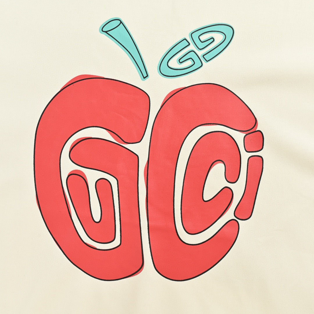 Gucci Apple Logo T-Shirt (White) - Phantom Kicks